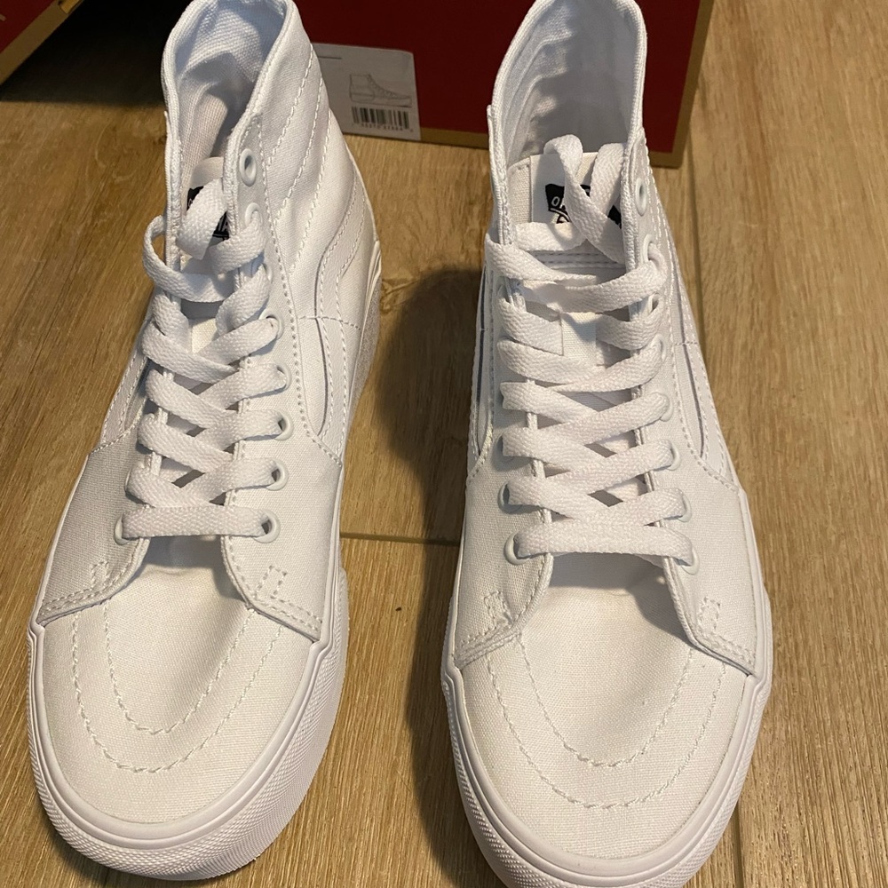 Vans Sk8-Hi Tapered White High-Top Sneakers